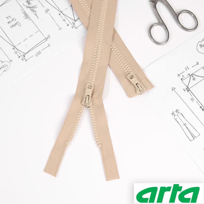 Молния «Трактор», 2 бегунка, Т10, разъёмная, 75 см, цвет светло-бежевый №105
Молния «Трактор», 2 бегунка, Т10, разъёмная, 75 см, цвет светло-бежевый №105