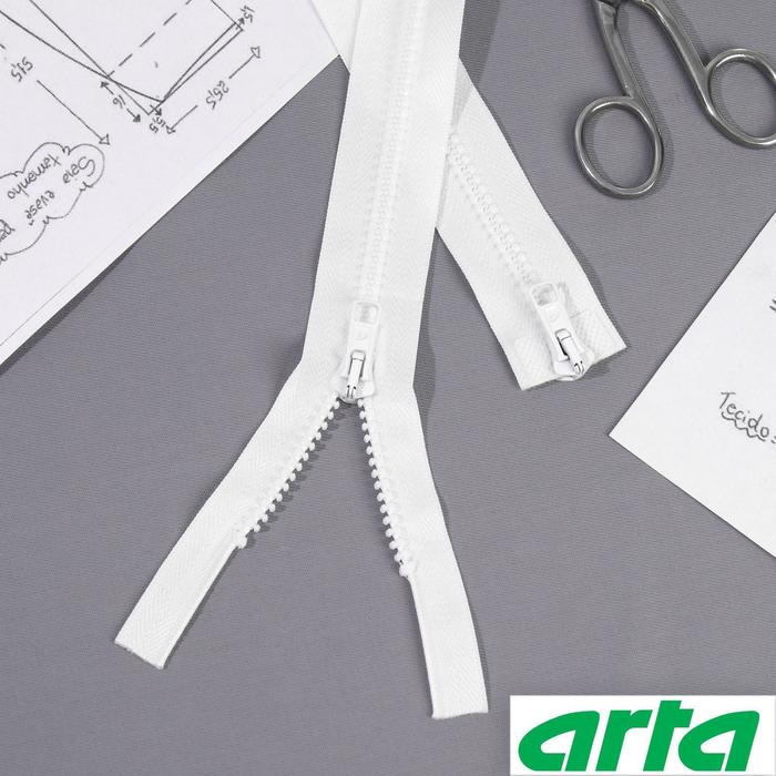 Молния «Трактор», 2 бегунка, Т10, разъёмная, 85 см, цвет белый №001
Молния «Трактор», 2 бегунка, Т10, разъёмная, 85 см, цвет белый №001