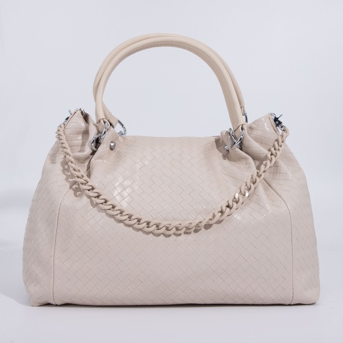 Сумка-мешок на молнии, наружный карман, длинный ремень, цвет бежевый 
Сумка-мешок на молнии, наружный карман, длинный ремень, цвет бежевый