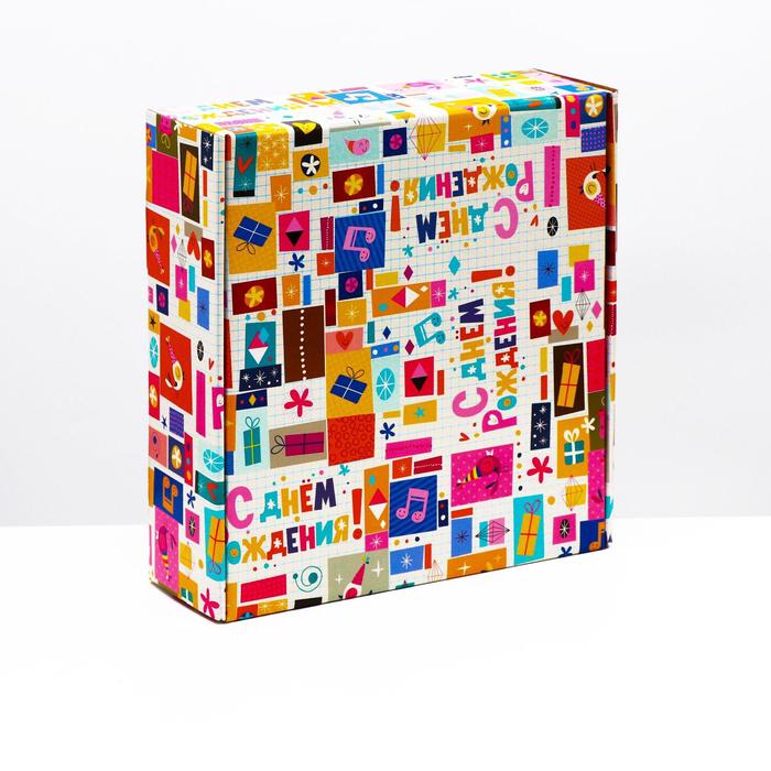 Подарочная коробка "Поздравляю!", 28,5 х 9,5 х 29,5 см
Подарочная коробка "Поздравляю!", 28,5 х 9,5 х 29,5 см