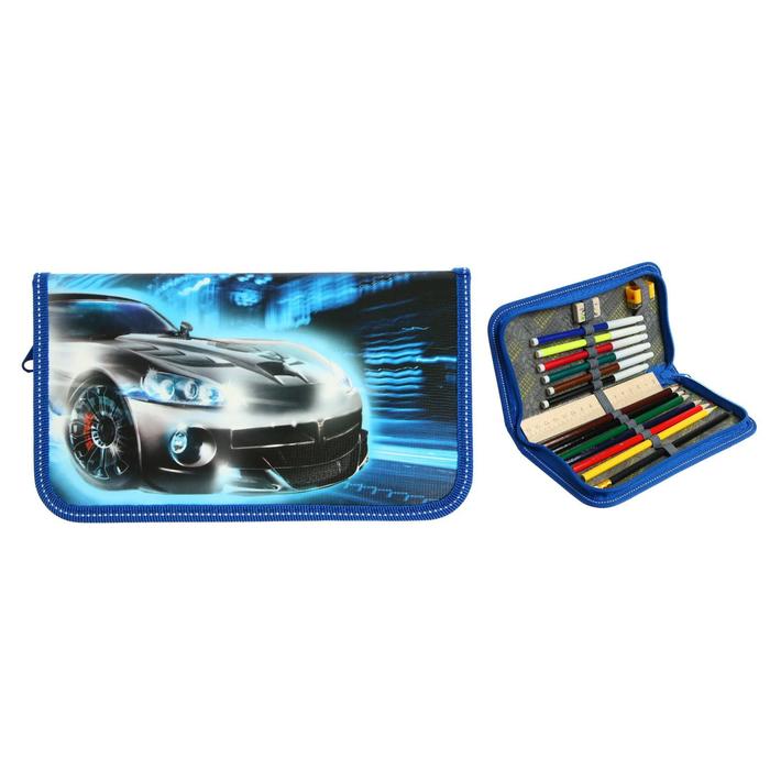 Пенал 1 секция, 115 x 205, с наполнением, 16 предмета, Calligrata, «Тачка»
Пенал 1 секция, 115 x 205, с наполнением, 16 предмета, Calligrata, «Тачка»