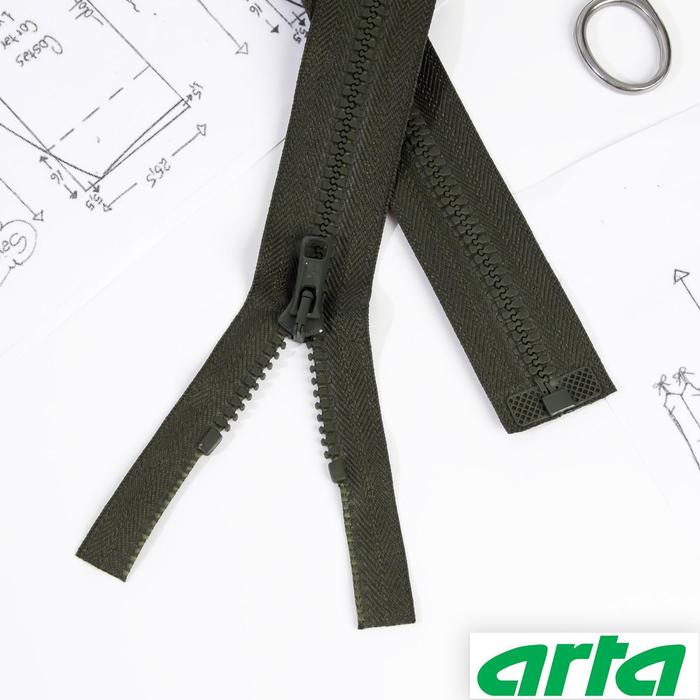 Молния «Трактор», Т10, разъёмная, 50 см, цвет тёмный хаки №175
Молния «Трактор», Т10, разъёмная, 50 см, цвет тёмный хаки №175