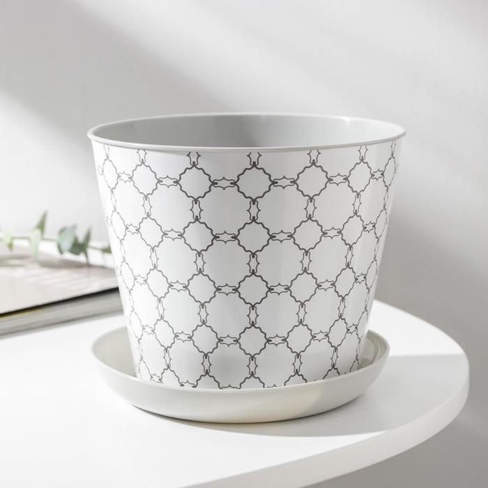 Горшок с поддоном «Этника», 1,2 л, цвет светло-серый
Горшок с поддоном «Этника», 1,2 л, цвет светло-серый