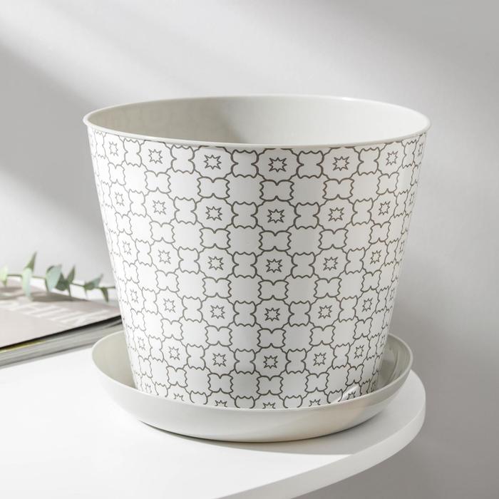 Горшок с поддоном «Этника», 3,3 л, цвет светло-серый
Горшок с поддоном «Этника», 3,3 л, цвет светло-серый