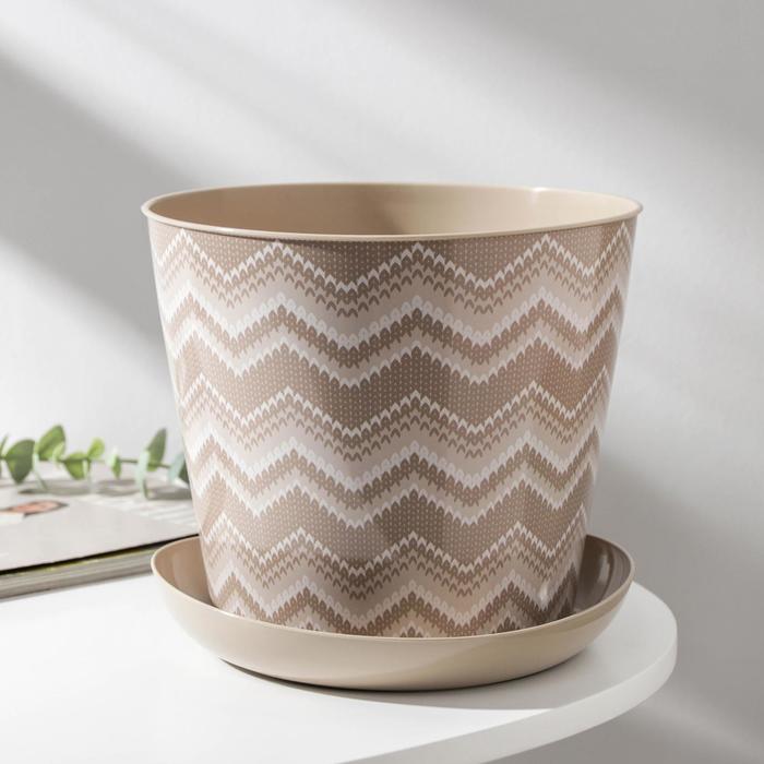 Горшок с поддоном «Миссони», 3,3 л, цвет латте
Горшок с поддоном «Миссони», 3,3 л, цвет латте