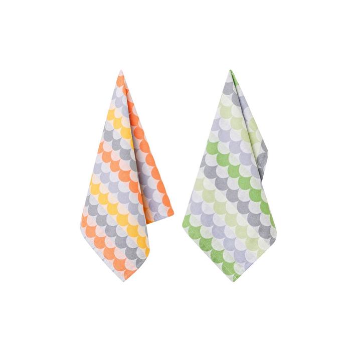 Полотенце «Волна», размер 40х60 см цвет зеленый оранж , 2 шт в наборе
Полотенце «Волна», размер 40х60 см цвет зеленый оранж , 2 шт в наборе