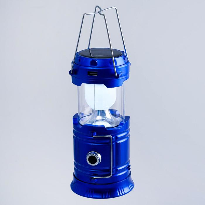 Фонарь кемпинговый аккумуляторный "Мастер К", солнечная батарея, 24 х 7.5 см, от сети, синий
Фонарь кемпинговый аккумуляторный "Мастер К", солнечная батарея, 24 х 7.5 см, от сети, синий