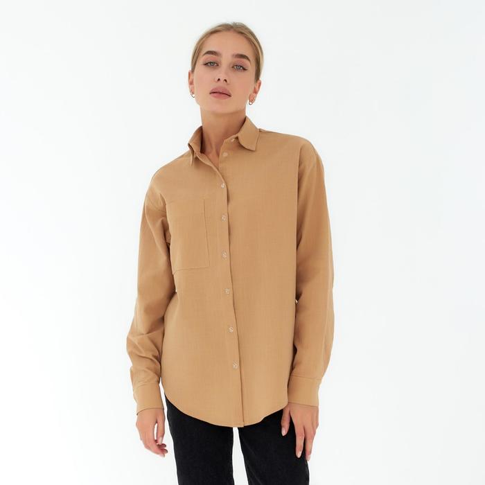 Рубашка женская MIST р. 44-46, бежевый
Рубашка женская MIST р. 44-46, бежевый