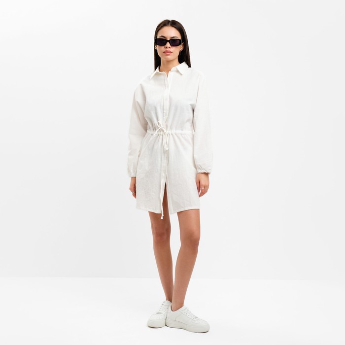 Платье летнее женское с кулиской MIST размер 44-46, цвет белый
Платье летнее женское с кулиской MIST размер 44-46, цвет белый