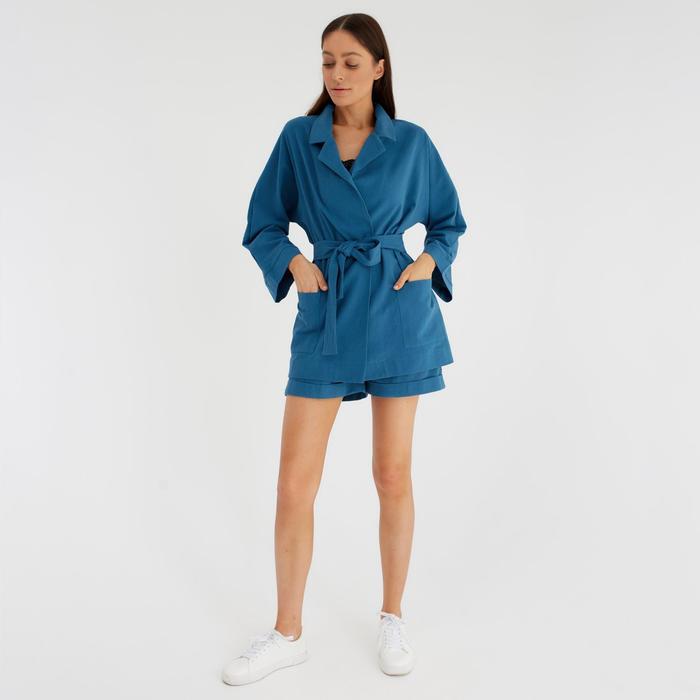 Костюм женский (жакет и шорты) MIST р. 46, джинс
Костюм женский (жакет и шорты) MIST р. 46, джинс