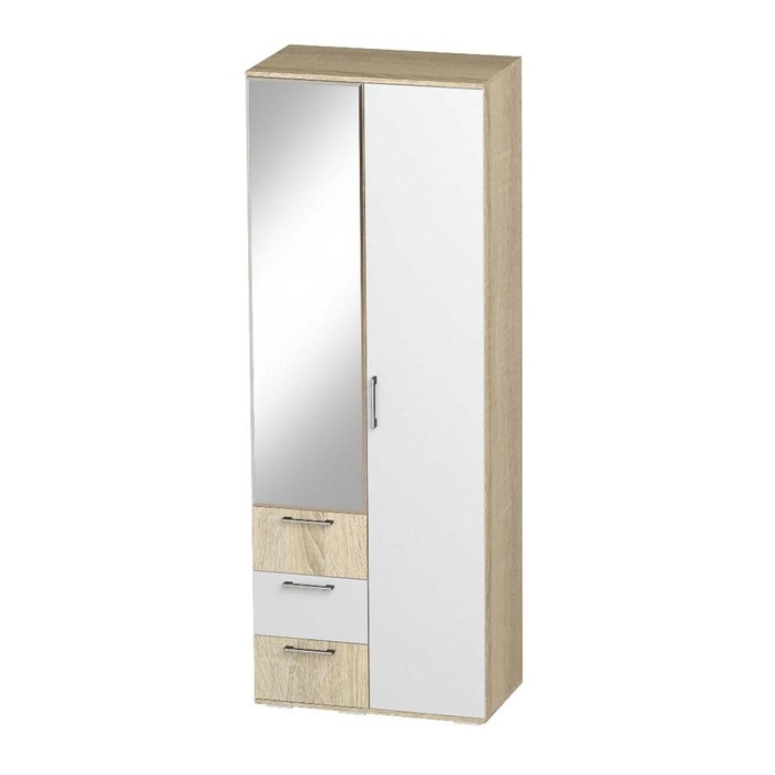 Шкаф двухстворчатый Белладжио802х460х2176 сонома/белый глянец
Шкаф двухстворчатый Белладжио802х460х2176 сонома/белый глянец