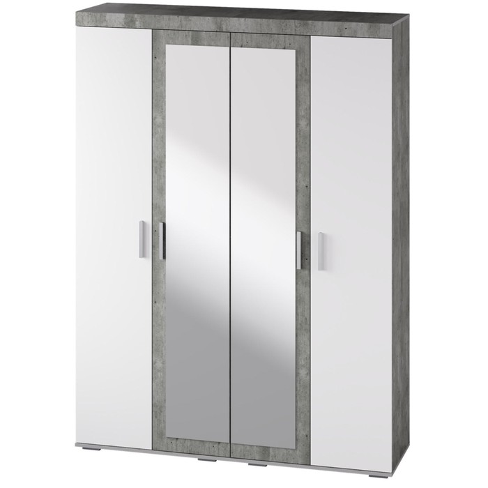 Шкаф распашной Инстайл 1602х510х2176 метрополитан грей/белый матовый
Шкаф распашной Инстайл 1602х510х2176 метрополитан грей/белый матовый