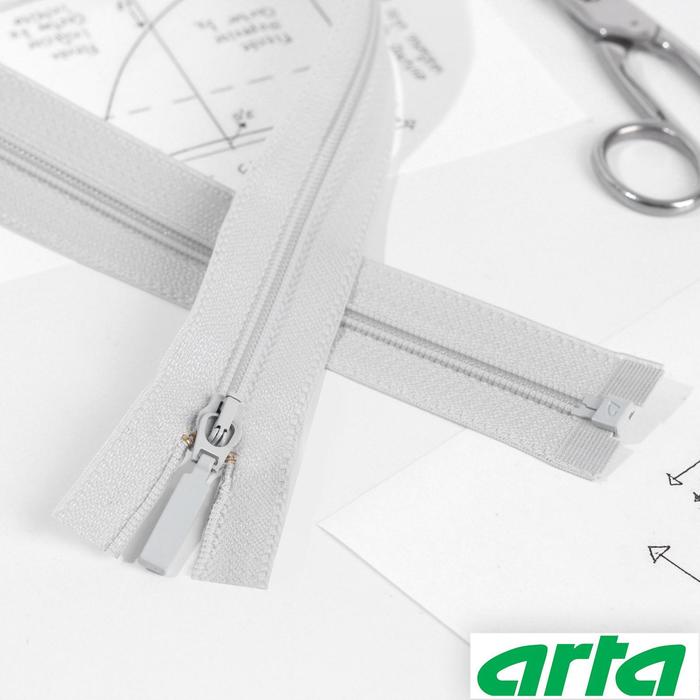 Молния «Спираль», Т6, разъёмная, 45 см, цвет светло-серый №154
Молния «Спираль», Т6, разъёмная, 45 см, цвет светло-серый №154