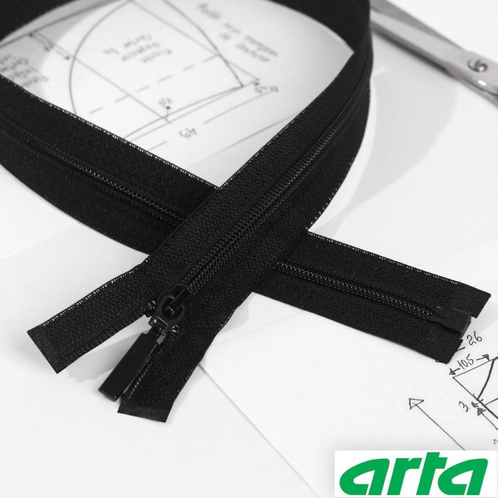 Молния «Спираль», Т6, разъёмная, 50 см, цвет чёрный №580
Молния «Спираль», Т6, разъёмная, 50 см, цвет чёрный №580