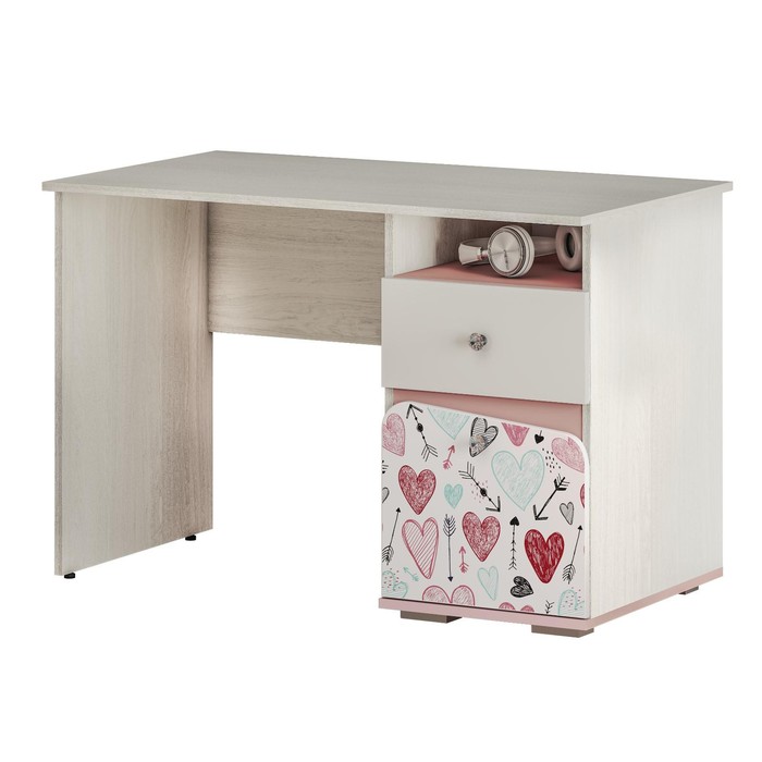 Стол письменый Малибу 1086х600х721 ясень белый/айскрим с фотопечатью
Стол письменый Малибу 1086х600х721 ясень белый/айскрим с фотопечатью