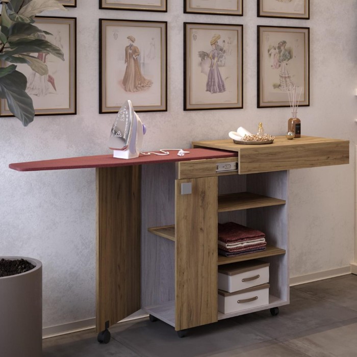 Тумба многоцелевого назначения Тео 710х462х866 крафт/ясень белый
Тумба многоцелевого назначения Тео 710х462х866 крафт/ясень белый