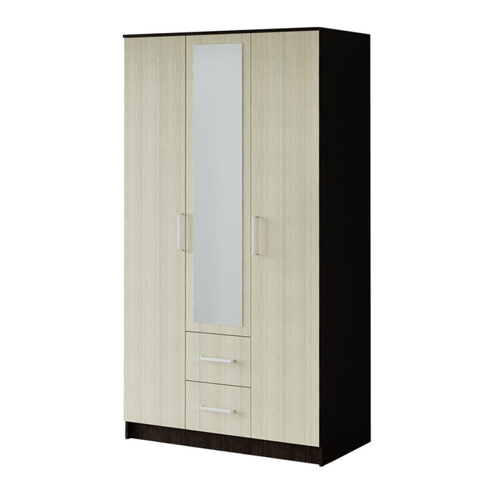 Шкаф трёхстворчатый Фиеста 1200х610х2216 венге/лоредо
Шкаф трёхстворчатый Фиеста 1200х610х2216 венге/лоредо