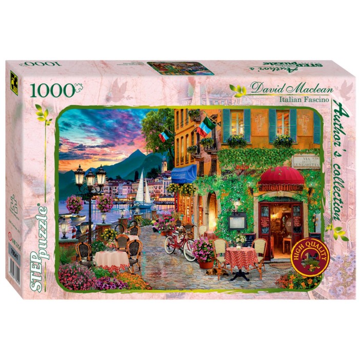 Пазл «Очарование Италии», 1000 элементов
Пазл «Очарование Италии», 1000 элементов