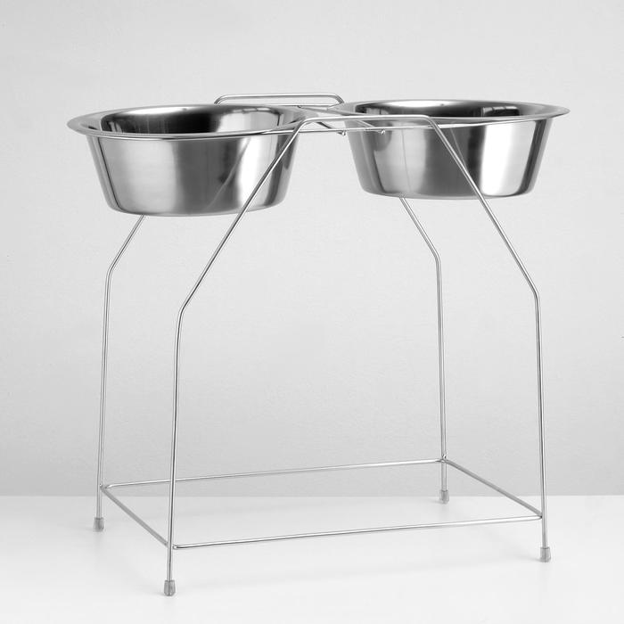 Набор из 2 мисок на высокой подставке, 2 х 2,7 л 
Набор из 2 мисок на высокой подставке, 2 х 2,7 л