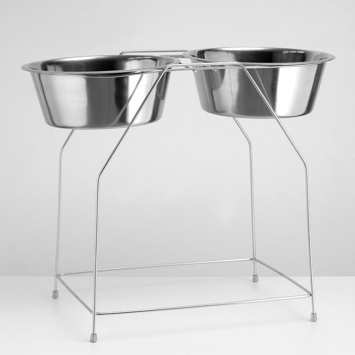 Набор из 2 мисок на высокой подставке, 2 х 4 л 
Набор из 2 мисок на высокой подставке, 2 х 4 л