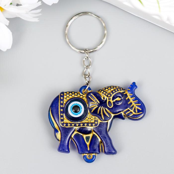 Брелок пластик глазки "Индийский слон от сглаза" синий с золотом 3,5х5 см
Брелок пластик глазки "Индийский слон от сглаза" синий с золотом 3,5х5 см