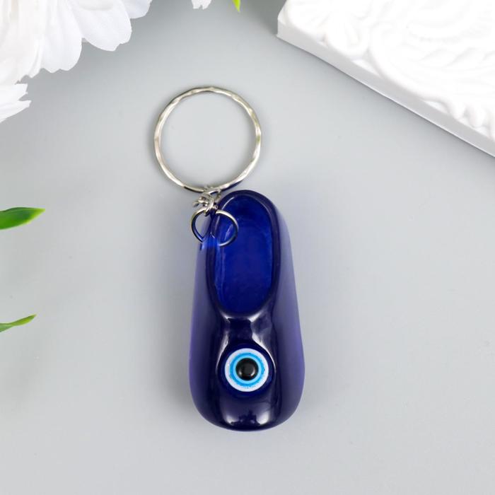 Брелок пластик глазки "Восточный тапок" синий 5х2,2х2,3 см
Брелок пластик глазки "Восточный тапок" синий 5х2,2х2,3 см