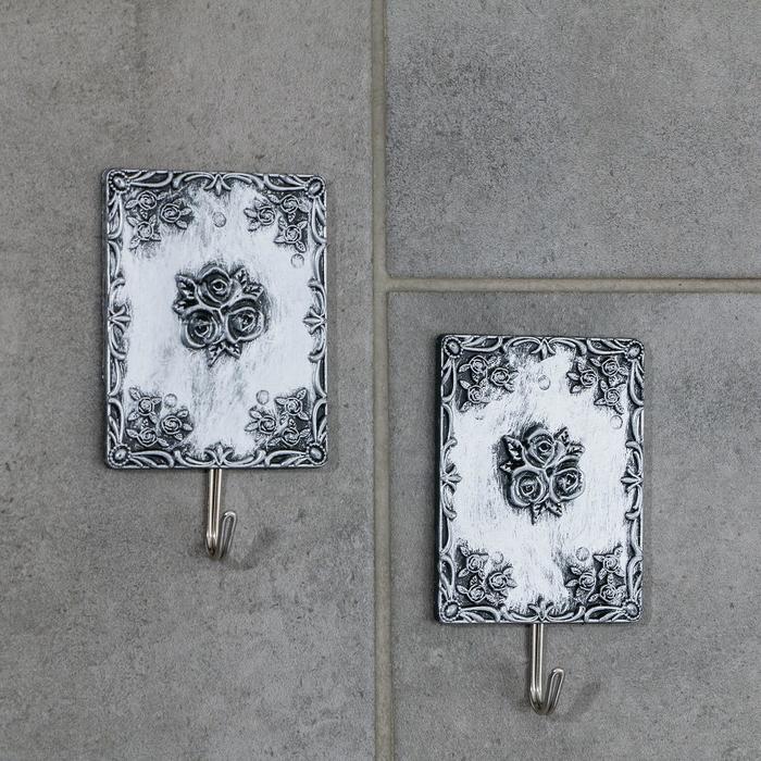 Крючок на липучке «Антик», 2 шт, цвет чернёное серебро
Крючок на липучке «Антик», 2 шт, цвет чернёное серебро