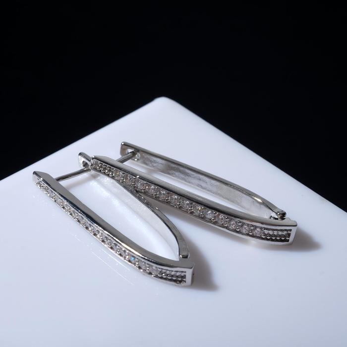 Серьги со стразами "Галка" Дубаи, цвет белый в серебре, h=3.5см
Серьги со стразами "Галка" Дубаи, цвет белый в серебре, h=3.5см