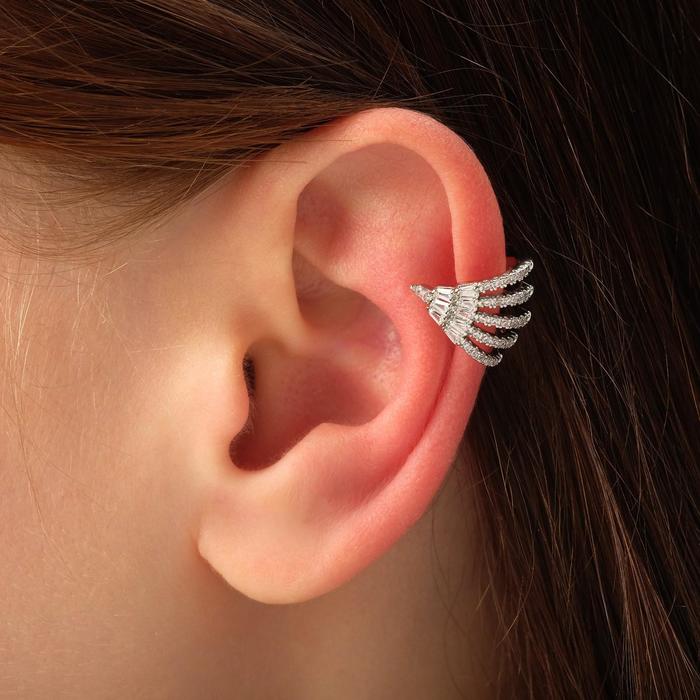 Серьга "Каффа" яркая классика, веер, цвет белый в серебре
Серьга "Каффа" яркая классика, веер, цвет белый в серебре