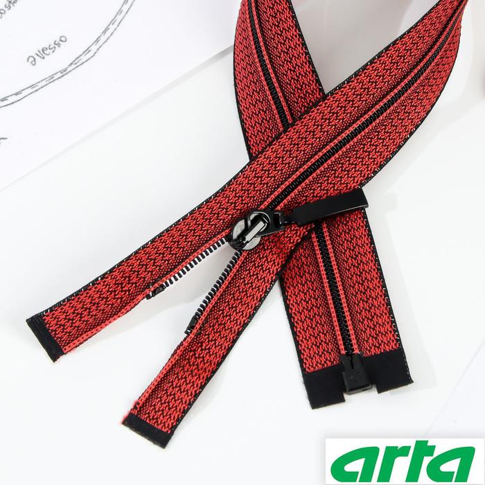 Молния «Спираль», Т6, разъёмная, 60 см, декоративная тесьма меланж, цвет кирпично-чёрный №D818M
Молния «Спираль», Т6, разъёмная, 60 см, декоративная тесьма меланж, цвет кирпично-чёрный №D818M