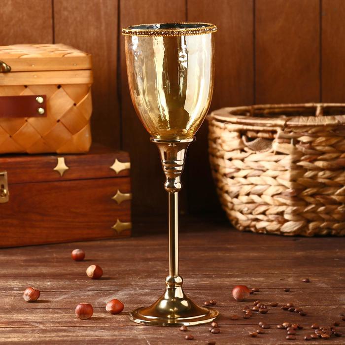 Подсвечник "Амеди" алюминий, 10х10х32,5 см 
Подсвечник "Амеди" алюминий, 10х10х32,5 см