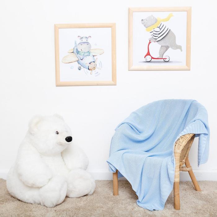 Плед Крошка Я голубой, 80*100 см, 100% бамбук
Плед Крошка Я голубой, 80*100 см, 100% бамбук