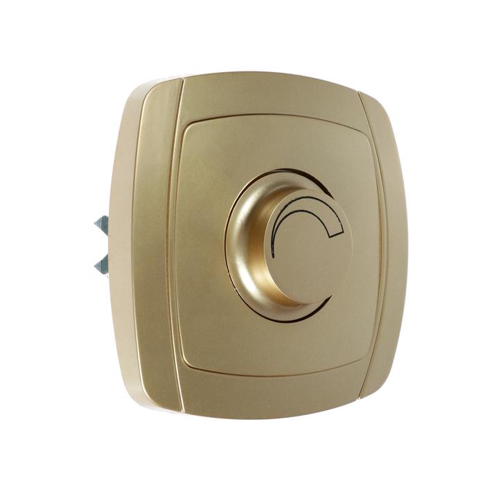 Диммер "СВЕТОЗАР" АКЦЕНТ, 800 Вт, в сборе, цвет золотой
Диммер "СВЕТОЗАР" АКЦЕНТ, 800 Вт, в сборе, цвет золотой