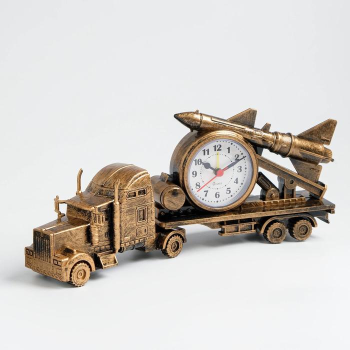 Будильник "Грузовик", дискретный ход, 13 х 31 см, d=6.5 см
Будильник "Грузовик", дискретный ход, 13 х 31 см, d=6.5 см