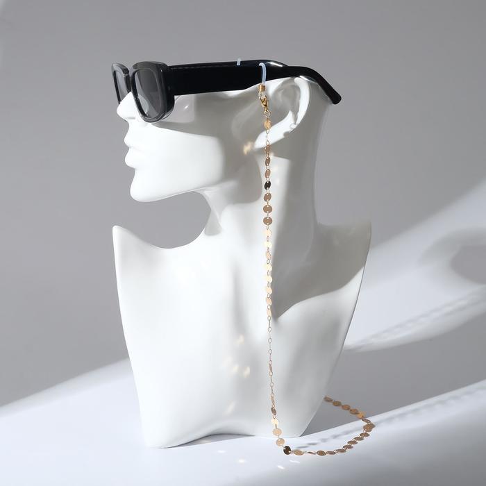 Цепочка для очков "Диски" бубен, цвет розовое золото
Цепочка для очков "Диски" бубен, цвет розовое золото