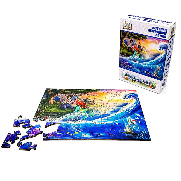Фигурный деревянный пазл Страна сказок «Русалочка»
Фигурный деревянный пазл Страна сказок «Русалочка»