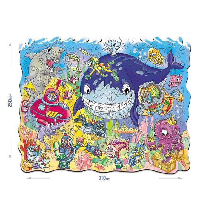 Фигурный деревянный пазл «FUN ART collection» «Подводный мир»
Фигурный деревянный пазл «FUN ART collection» «Подводный мир»
