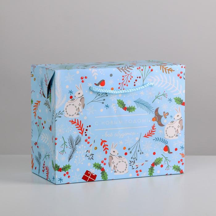 Пакет-коробка «Всё сбудется», 23 × 18 × 11 см
Пакет-коробка «Всё сбудется», 23 × 18 × 11 см