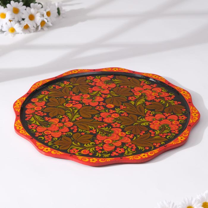 Поднос, D40см, хохлома
Поднос, D40см, хохлома
