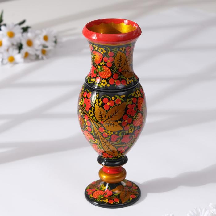 Ваза, 11х29см, хохлома
Ваза, 11х29см, хохлома