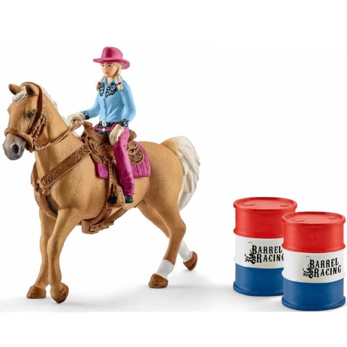 фото Игровой набор «женщина-ковбой с лошадью», с аксессуарами schleich