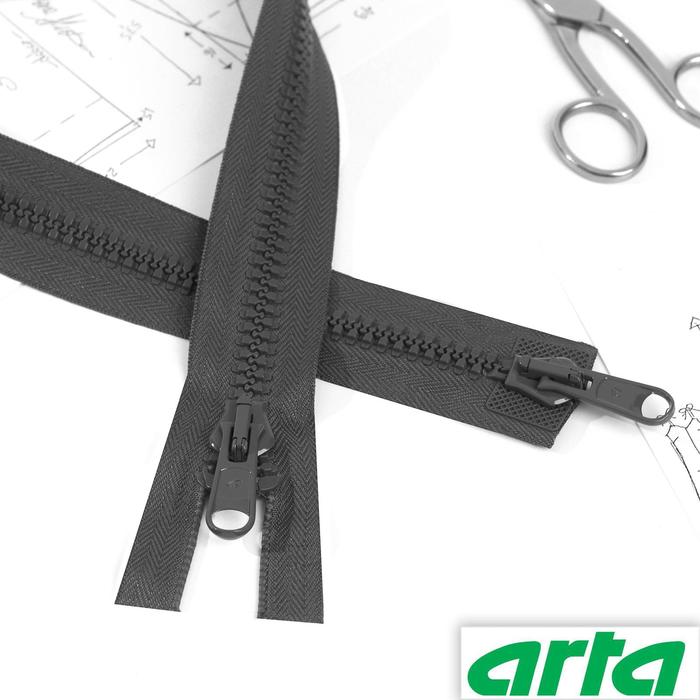 Молния «Трактор», 2 бегунка, Т20, разъёмная, 70 см, цвет графит №123
Молния «Трактор», 2 бегунка, Т20, разъёмная, 70 см, цвет графит №123