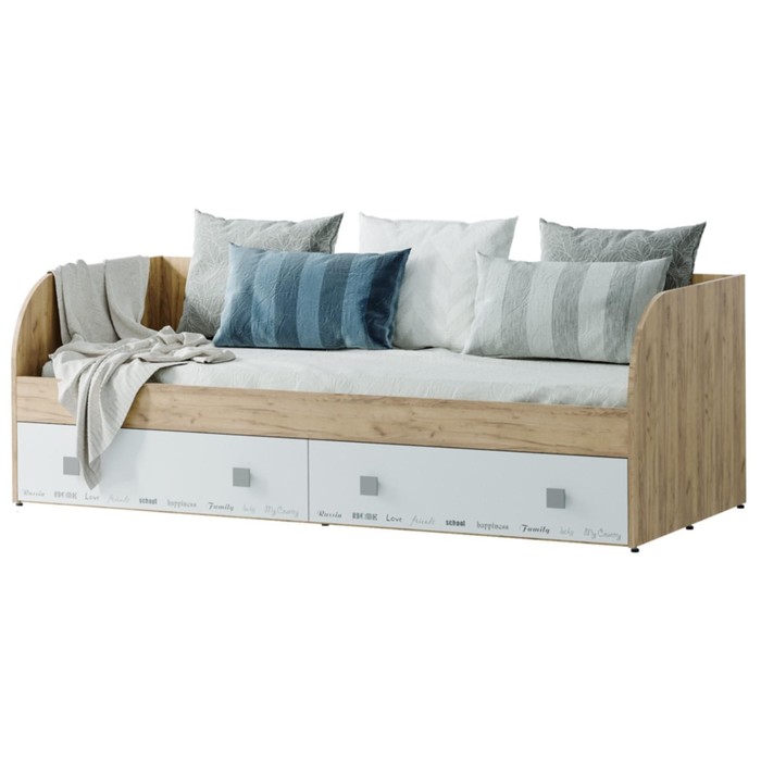 Кровать односпальная Тренд 1860х800 крафт/белый фп
Кровать односпальная Тренд 1860х800 крафт/белый фп