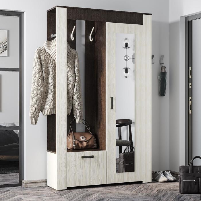 Прихожая Франк 1202х330х2000 венге/сосна лоредо
Прихожая Франк 1202х330х2000 венге/сосна лоредо