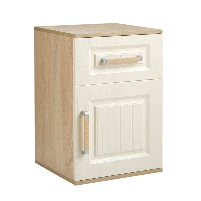 Тумба прикроватная Маркиза 402х378х631 сонома/крем-сатин
Тумба прикроватная Маркиза 402х378х631 сонома/крем-сатин