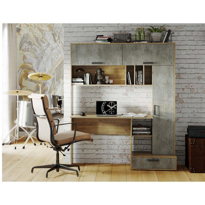 Стол письменный Техно 1500х573х1796 крафт/бетон
Стол письменный Техно 1500х573х1796 крафт/бетон