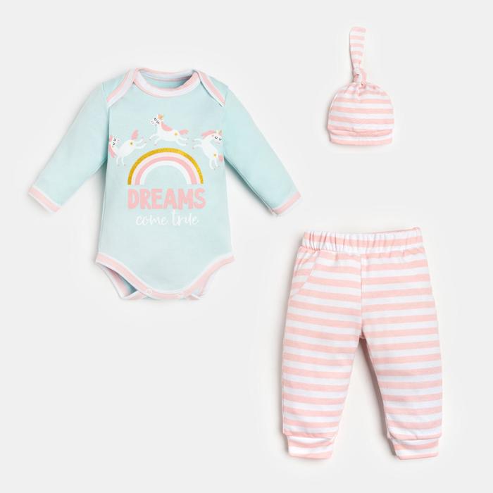 Набор: боди, штанишки и шапочка Крошка Я Unicorn рост 62-68 см
Набор: боди, штанишки и шапочка Крошка Я Unicorn рост 62-68 см