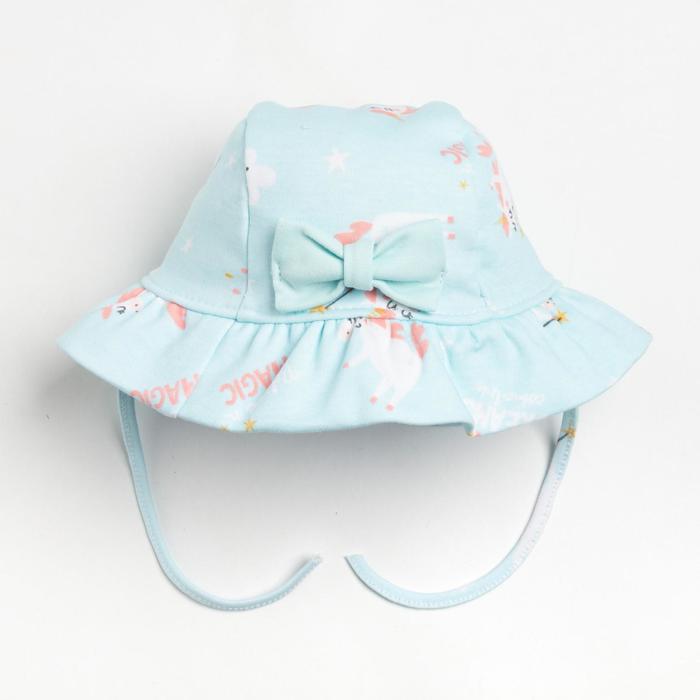 Чепчик (панамка) Крошка Я Unicorn, голубой, р.44
Чепчик (панамка) Крошка Я Unicorn, голубой, р.44