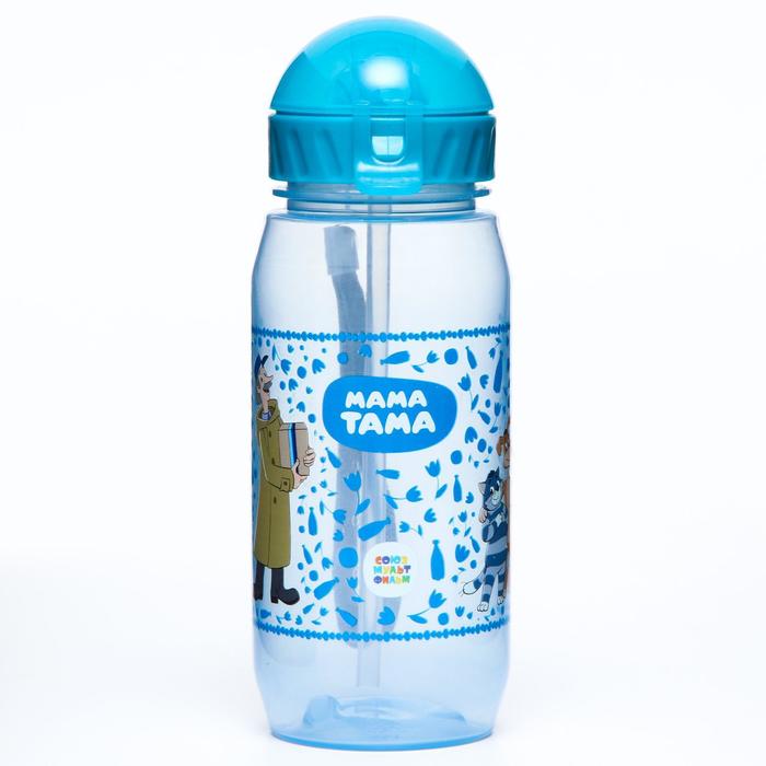 Поильник с силиконовой трубочкой, 400 мл., цвет голубой 
Поильник с силиконовой трубочкой, 400 мл., цвет голубой