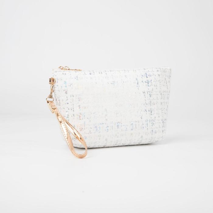 Косметичка-сумочка, отдел на молнии, с ручкой, цвет белый
Косметичка-сумочка, отдел на молнии, с ручкой, цвет белый